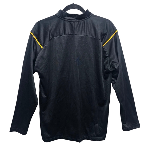 Men's Boston Bruins Antigua Black Glacier Quarter-Zip Pullover Jacket Size Large - Picture 6 of 7